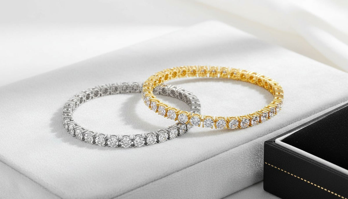 Dazzling Tennis Bracelet: VVS Moissanite Luxury