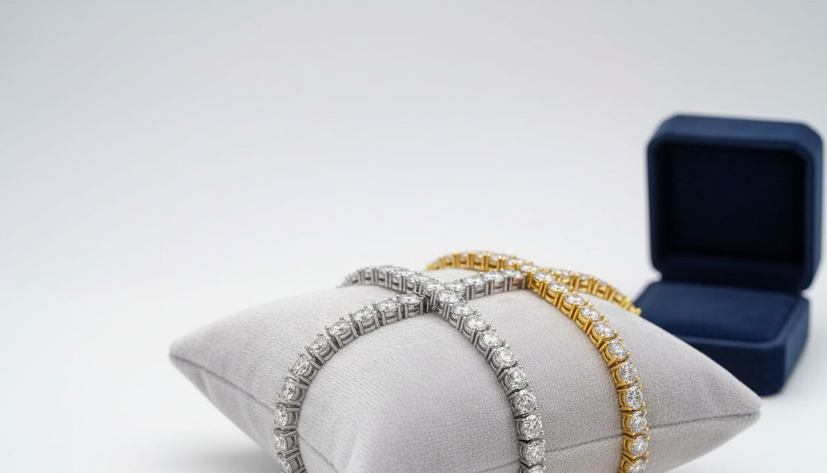 Exquisite Tennis Bracelet with VVS Lab Diamonds