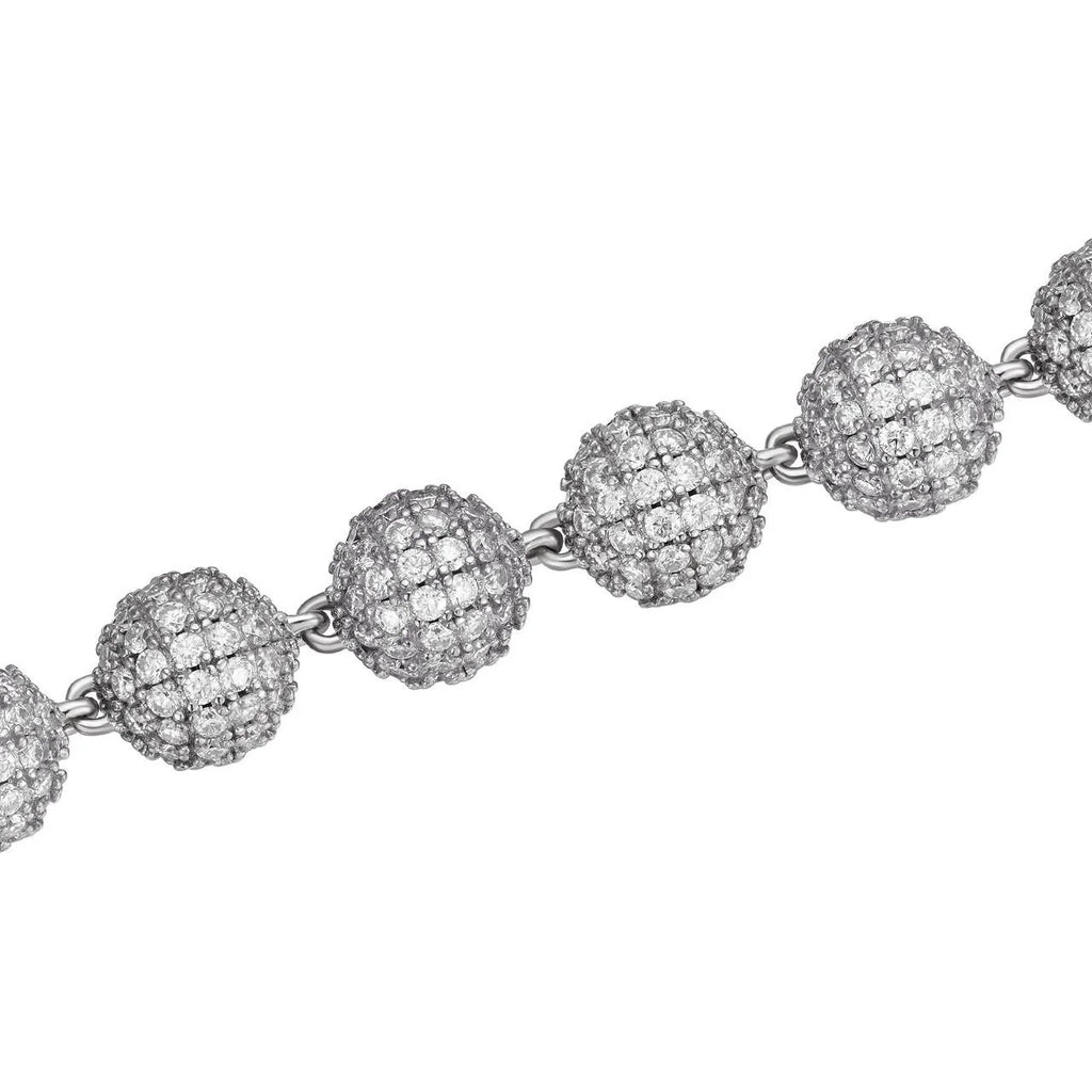 14mm iced out ball chain with VVS stones