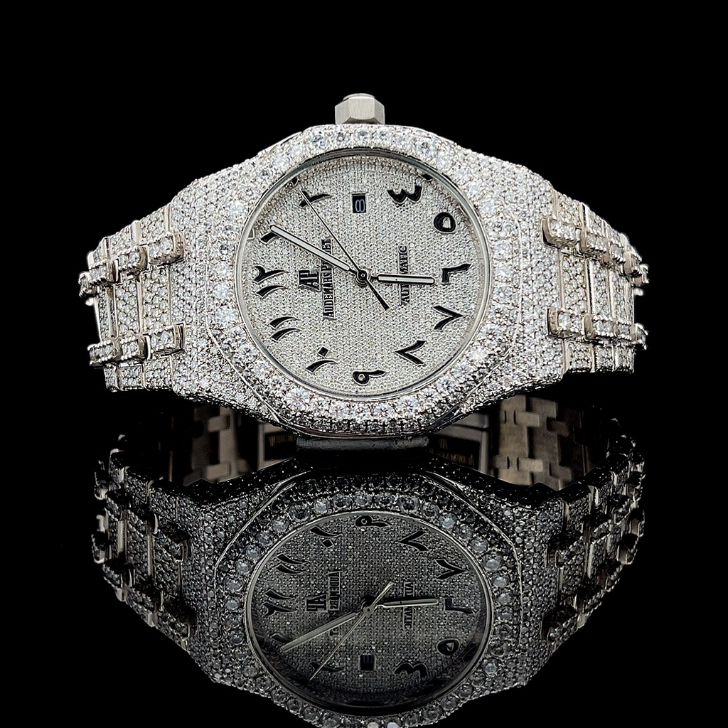 Audemars Piguet Royal Oak Iced Out White Gold Vrayas & Co.