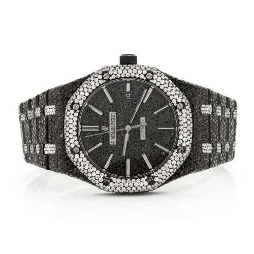 Audemars Piguet Royal Oak Iced Out Black Diamonds Vrayas & Co.