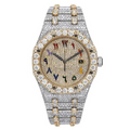 Audemars Piguet Royal Oak Iced Out Dual Tone Yellow & White Gold Vrayas & Co.