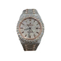 Audemars Piguet Royal Oak Iced Out Dual Tone Rose & White Gold Vrayas & Co.