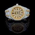 Audemars Piguet Royal Oak Iced Out Dual Tone Yellow & White Gold Vrayas & Co.