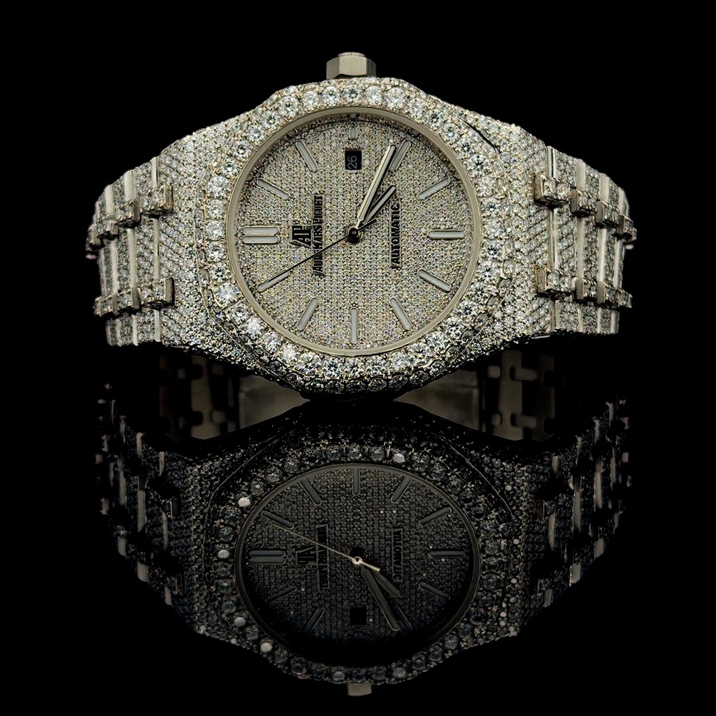 Audemars Piguet Royal Oak Iced Out White Gold Vrayas & Co.