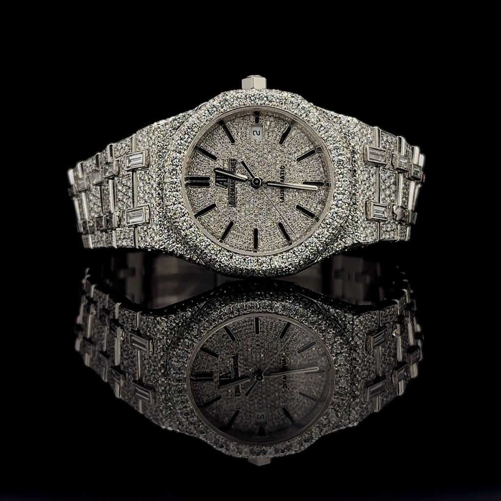 Audemars Piguet Royal Oak Iced Out White Gold Vrayas & Co.