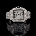 Cartier Santos Iced Out White Gold Vrayas & Co.