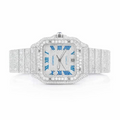 Cartier Santos Iced Out White Gold Vrayas & Co.