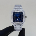 Cartier Santos Iced Out White Gold Vrayas & Co.