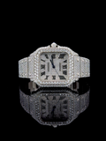 Cartier Santos Iced Out White Gold Vrayas & Co.