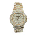 Patek Philippe Nautilus Iced Out Rose Gold Vrayas & Co.