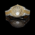 Rolex Datejust Iced Out Dual Tone Yellow & White Gold Vrayas & Co.