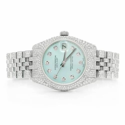 Rolex Ladies Datejust Iced Out White Gold Vrayas & Co.