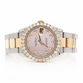 Rolex Ladies Datejust Iced Out Dual Tone Yellow & White Gold Vrayas & Co.