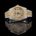 Rolex Datejust Iced Out Dual Tone Yellow & White Gold Vrayas & Co.