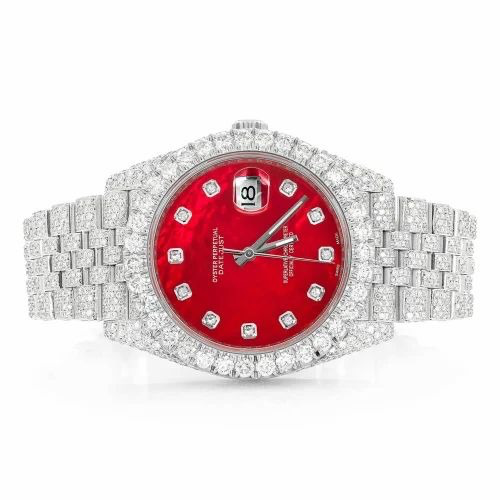 Rolex Datejust Iced Out White Gold Vrayas & Co.