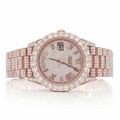 Rolex Daydate Iced Out Rose Gold Vrayas & Co.