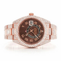 Rolex Skydweller Iced Out Rose Gold Vrayas & Co.