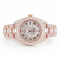 Rolex Skydweller Iced Out Rose Gold Vrayas & Co.