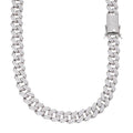 Classic iced out Cuban link chain in Vrayas & Co. finish