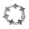 Infinity Link Clover Iced Out Bracelet Vrayas & Co.