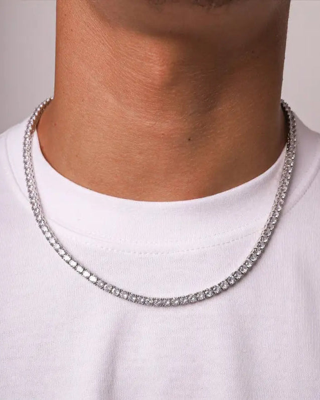Tennis Chain VVS Moissanite Vrayas & Co.